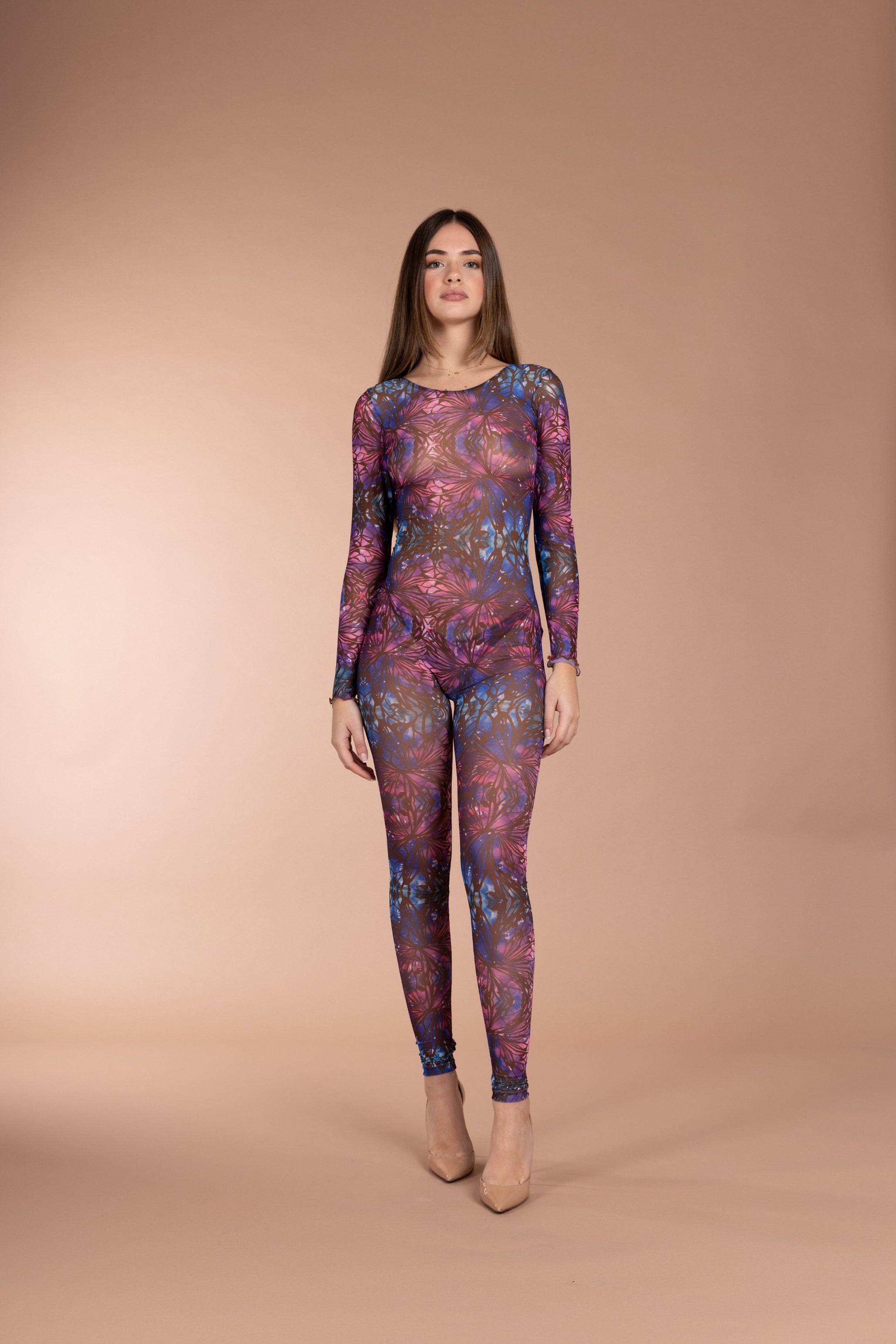 Tuta Elegante Donna In Paillettes Jumpsuit Da Sera - Foto 3