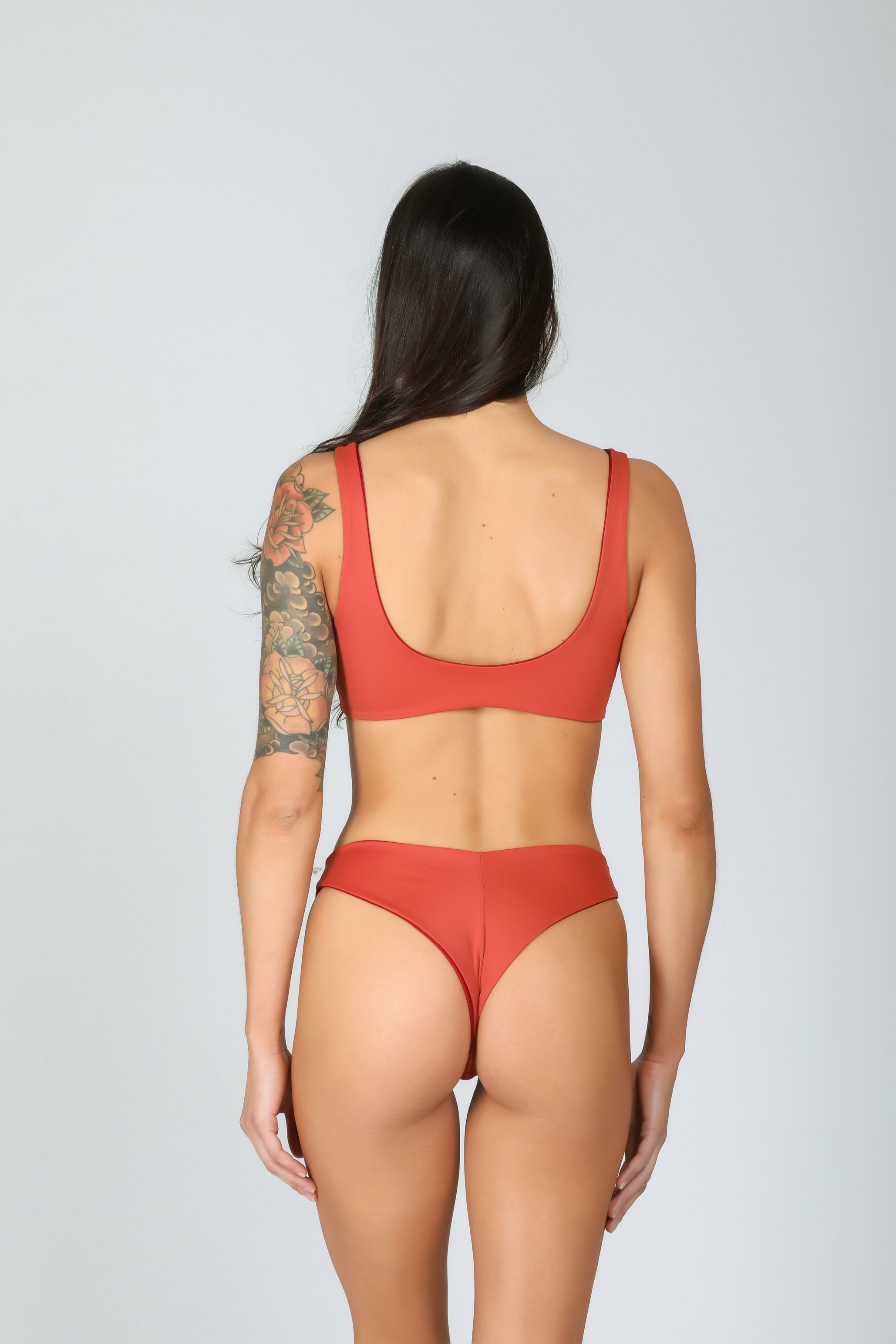 Gemini Top Double Face: bikini top sportivo, bikini sportivi 5#color_rusty-red-wine