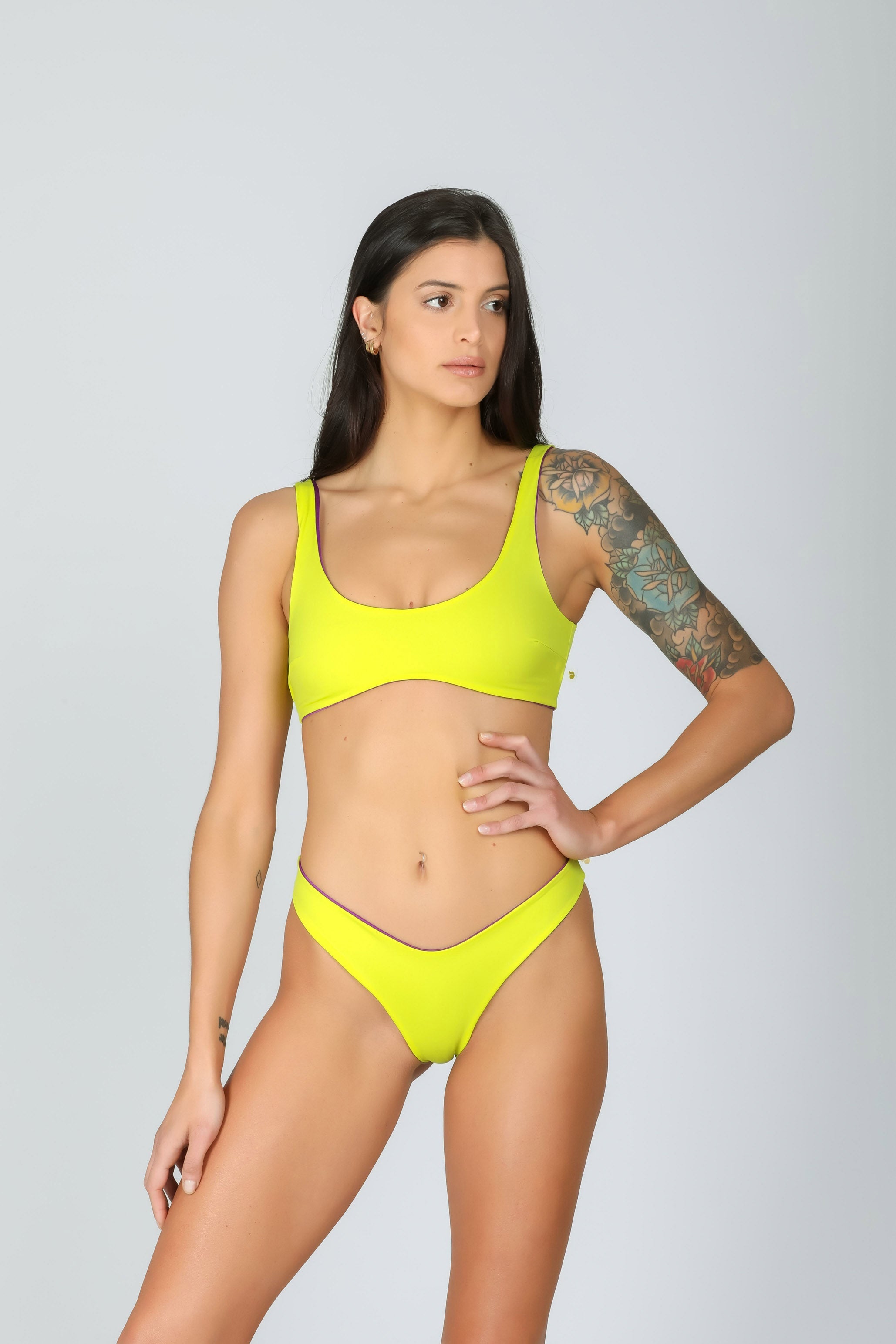 Gemini Top Double Face: bikini top sportivo, bikini sportivi#color_lemonade-alien
